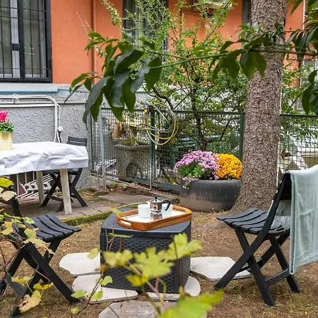 شقة Giardino San Siro Stadium - Free Parking, Private Garden ميلان